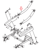 NordicTrack Lifestyler Treadmill Left Handrail Assembly 309403 - fitnesspartsrepair