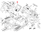 Nordictrack NTEL71320.0 Elliptical Display Console Assembly 422107 - fitnesspartsrepair