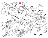 Nordictrack NTEL716182 NTEL716184 Elliptical Display Console Assembly 401507 - fitnesspartsrepair