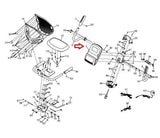 NordicTrack NTEX76016C0 Elliptical Display Console Assembly EBNT76016 386566 - fitnesspartsrepair