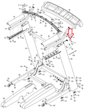 Nordictrack NTL19129.10 NTL19129.11 Treadmill Upright Wire Harness 80" 412174 - fitnesspartsrepair