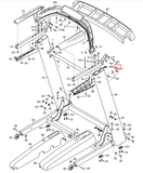 NordicTrack Pro 2000 5000 Trainer 12.0 Treadmill Upright Wire 402567 - hydrafitnessparts