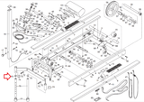 NordicTrack Pro Classic Skier Square Internal Endcap 154585 - hydrafitnessparts