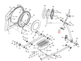 Nordictrack Proform 14.9 12.9 9.9 E9.0 Elliptical Right Arm Rear Cover 397078 - hydrafitnessparts