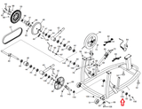 NordicTrack ProForm 16.0 MME A.C.T Commercial Elliptical Frame Spacer 386419 - fitnesspartsrepair