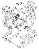 Nordictrack Proform 785 F 580 CS E7SV Front Drive Treadmill Crank Arm Set 270967 - hydrafitnessparts