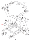 NordicTrack Proform A2550 A2750 Pro 610 RT Treadmill Left Upright Cover 300289 - hydrafitnessparts