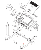 Nordictrack Proform C2155 C2000 C2500 8.5 R 5.80 Treadmill Right Handrail 279288 - hydrafitnessparts