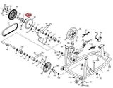 NordicTrack Proform Commercial Elliptical Left Crank Bracket 359616 - fitnesspartsrepair