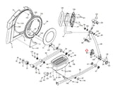 Nordictrack ProForm E 7.5Z 12.9 14.9E9.0 Elliptical Right Leg Inner Cover 394392 - hydrafitnessparts