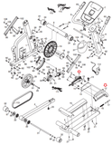 Nordictrack Proform E7SV ISERIES 785F Treadmill Left Latch Cover 270997 & 270998 - hydrafitnessparts