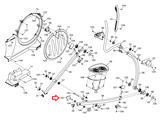 NordicTrack Proform E9.0 910 E Pro 1500 Elliptical Right Pedal Bracket 315644 - fitnesspartsrepair