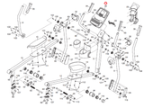 Nordictrack ProForm Elliptical Display Console Assembly MFR-ELS59939 284183 - hydrafitnessparts