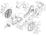 Nordictrack Proform Elliptical Left Shield Cover MFR-23887 & 349920 - hydrafitnessparts