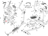 Nordictrack Proform Elliptical Left Upright Cover 350438 - hydrafitnessparts