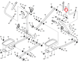 NordicTrack Proform Elliptical Right Front Upper Body Arm Cover MFR-23945 317182 - hydrafitnessparts