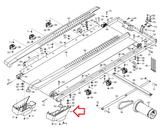 Nordictrack Proform Epic C 950I 995I Treadmill Right Rear Roller End Cap 384144 - hydrafitnessparts