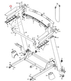 Nordictrack Proform Epic C900i T 13.5 800I Treadmill Left Top Handrail 349981 - hydrafitnessparts