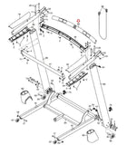 Nordictrack Proform Epic C900i T 13.5 800I Treadmill Top Pulse Cross Bar 349579 - hydrafitnessparts