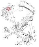 Nordictrack Proform Epic Treadmill Left Bottom Handrail Cover 372705 - hydrafitnessparts
