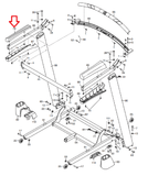 Nordictrack Proform Epic Treadmill Left Top Handrail Cover 372706 - hydrafitnessparts