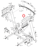 Nordictrack Proform Epic Treadmill Right Top Handrail Cover 372707 - hydrafitnessparts
