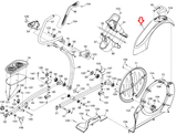 NordicTrack ProForm FreeMotion Elliptical Upper Side Shield Cover 306609 362773 - hydrafitnessparts