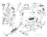 Nordictrack Proform Health Rider Elliptical Right Arm Shroud Cover 349861 - hydrafitnessparts