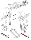 NordicTrack Proform HealthRider Elliptical Right Foot Rail MFR-NEL9095 or 216714 - hydrafitnessparts