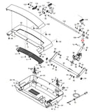 Nordictrack Proform Reebok HealthRider Treadmill Lift Motor Stop Bracket 304347 - hydrafitnessparts