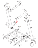 NordicTrack Proform Reebok Treadmill Left Base Cover 298686 - fitnesspartsrepair