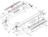 NordicTrack Proform Reebok Treadmill Left Foot Rail 290901 or 290718 - hydrafitnessparts