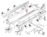 NordicTrack Proform Reebok Treadmill Right Foot Rail 348691 - fitnesspartsrepair