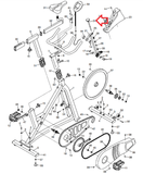 NordicTrack Proform Stationary Bike Resistance Adjustment Knob 363353 - hydrafitnessparts
