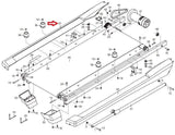 NordicTrack Proform T5.7 T 5.5 T9.2 700 LT A5.7 Treadmill Left Foot Rail 316346 - fitnesspartsrepair