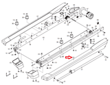 NordicTrack Proform T5.7 T 5.5 T9.2 700 LT A5.7 Treadmill Left Foot Rail 316347 - fitnesspartsrepair