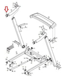NordicTrack Proform Treadmill Handrail End Cap 347701 - fitnesspartsrepair