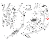 NordicTrack SE 9i SE 7I SE5I 990 Pro Elliptical Right Upper Body Leg 353145 - hydrafitnessparts