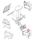NordicTrack SL 728 CONTOUR PLUS Recumbent Bike Right Side Shield Cover 221484 - hydrafitnessparts