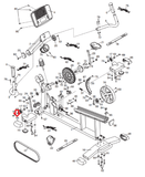 NordicTrack SL 728 Recumbent Bike Front Stabilizer End Cap 231733 - hydrafitnessparts