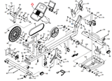 Nordictrack SpaceSaver SE9i Elliptical Display Console Assembly 385556 & 408810 - hydrafitnessparts