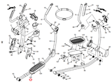 Nordictrack Spacesaver SE9i SE7i Elliptical Left Pedal Handle 385569 - hydrafitnessparts