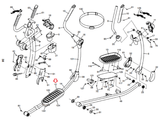 Nordictrack Spacesaver SE9i SE7i Elliptical Left Pedal MFR-349542 385563 - hydrafitnessparts