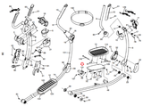 Nordictrack Spacesaver SE9i SE7i Elliptical Right Pedal Handle 385568 - hydrafitnessparts