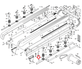 Nordictrack T15.0 C1250 C900 T15.0 T23.0 Treadmill Rail Bottom Isolator 303789 - fitnesspartsrepair
