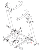 NordicTrack T5 ZI T5zi 590T ZT5 V 8.90 Treadmill Right Upright Spacer 287696 - hydrafitnessparts