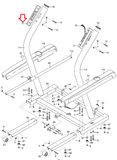 Nordictrack T7.3 T9ci Treadmill Console Frame Mount MFR-268852 or 81450 270065 - hydrafitnessparts