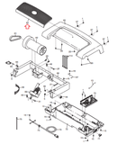 Nordictrack T9ci T7.3 Treadmill Motor Hood Shroud Cover 270027 & 270028 - hydrafitnessparts