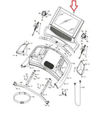 NordicTrack Treadmill Display Console Assembly 406937 - fitnesspartsrepair