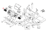 Nordictrack Treadmill Left Fan Housing Cover MFR-NC-DP15803-000 & S-043 192347 - hydrafitnessparts